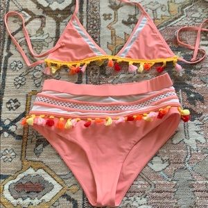 TULAROSA Pink Swimsuit